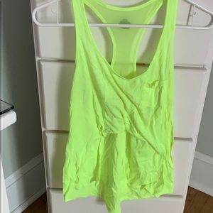 Neon yellow top